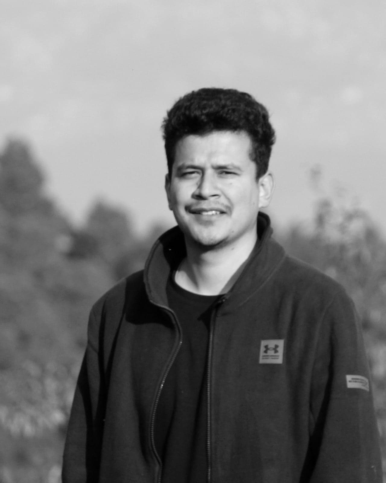 Portrait of Santam Kumai, developer and technology advisor, in Kalimpong